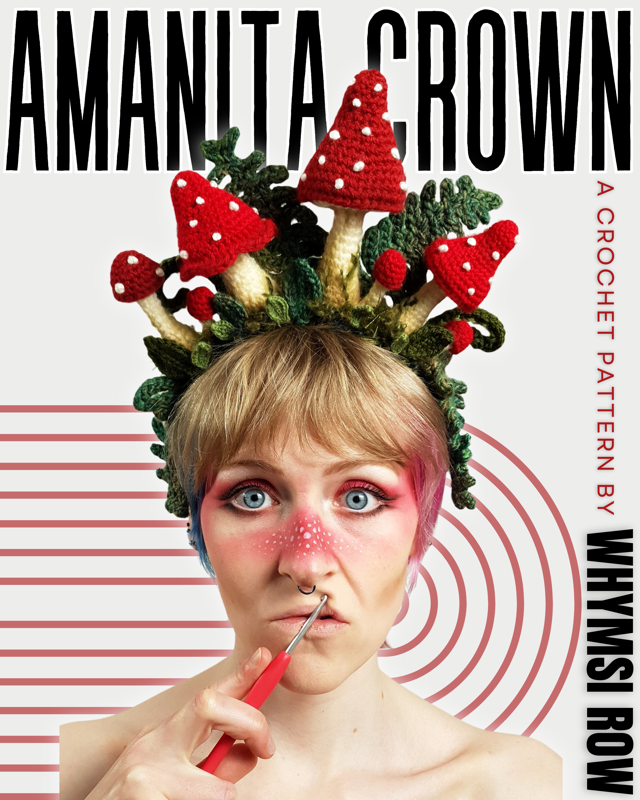 Crochet Pattern: The Amanita Crown