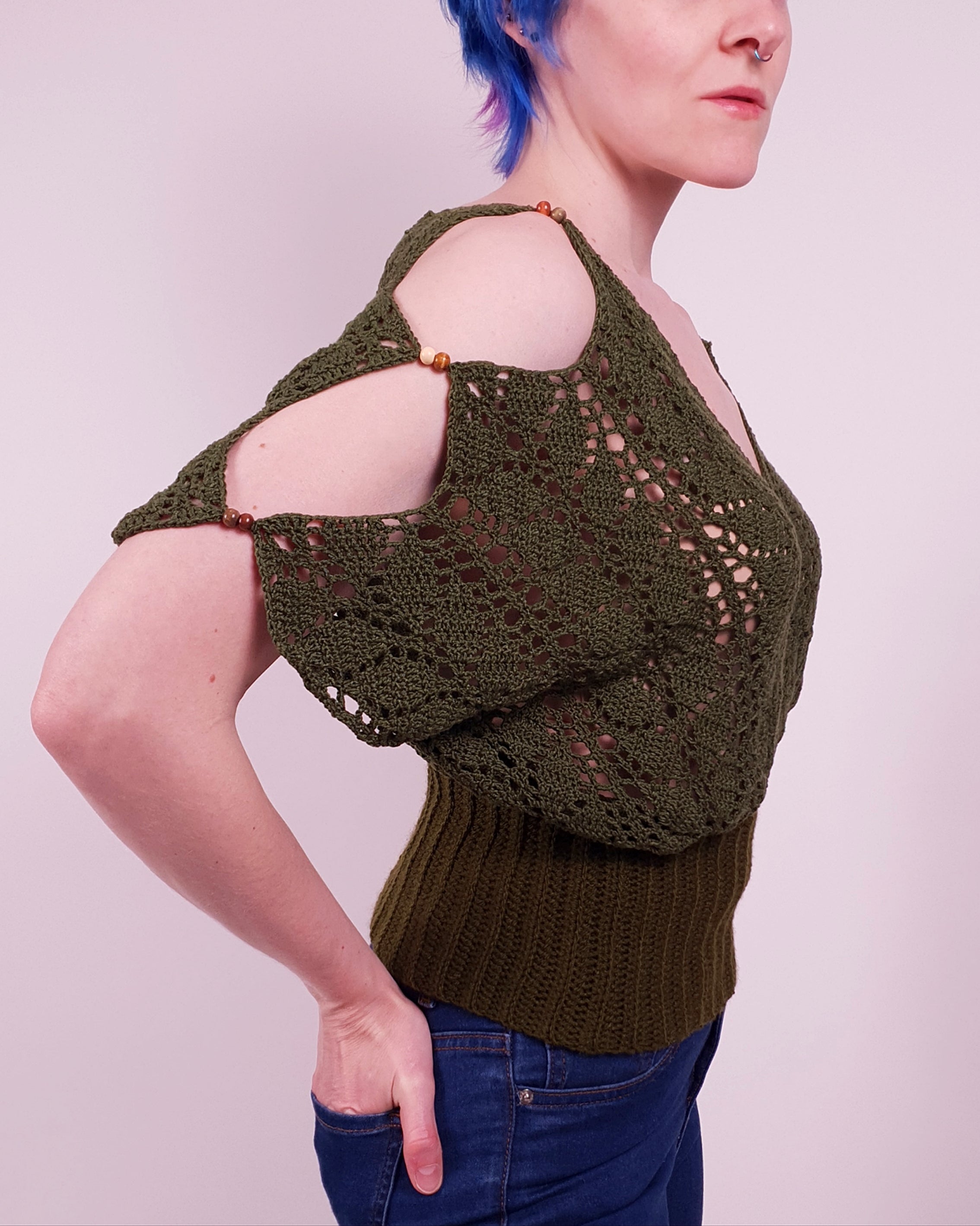 Crochet Pattern: The Melia Slouch Top
