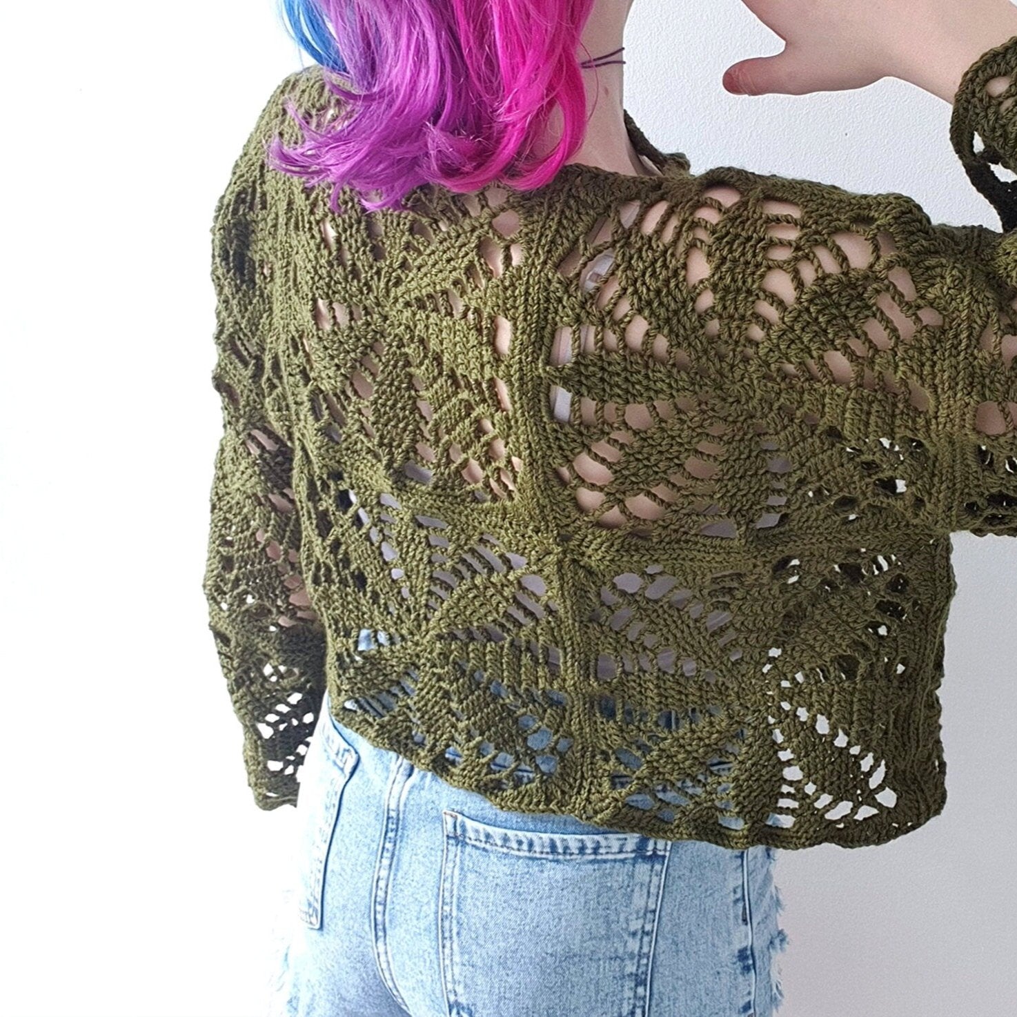 Crochet Pattern: The Leaf Burst Top
