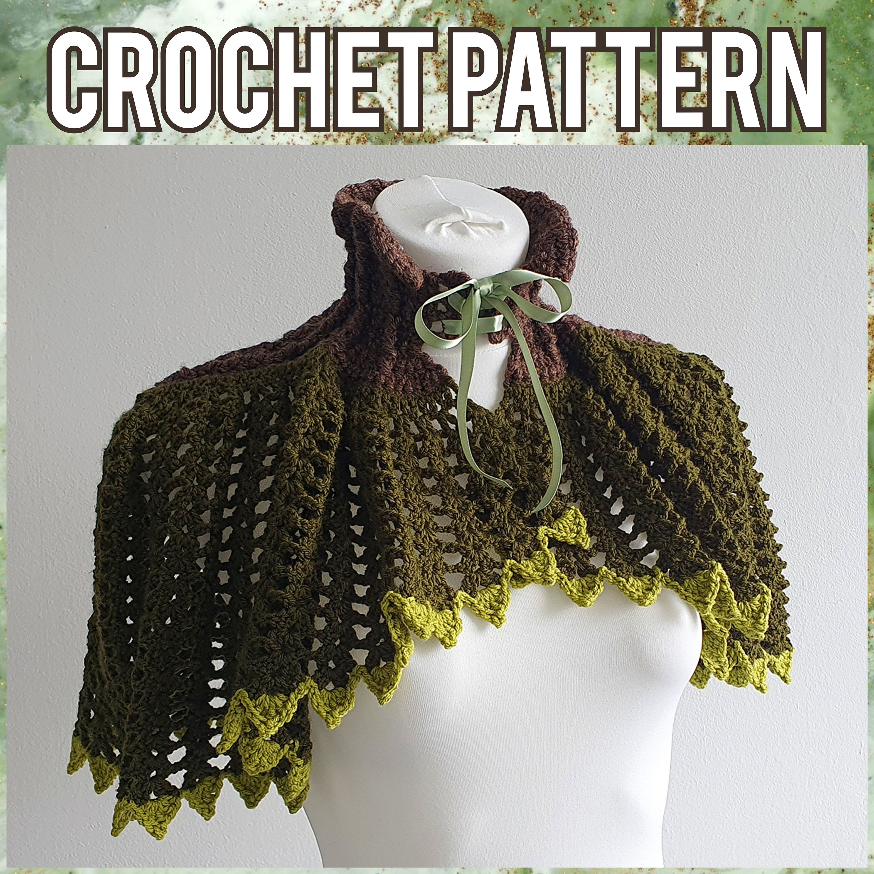 Crochet Pattern: The Ekho Capelet