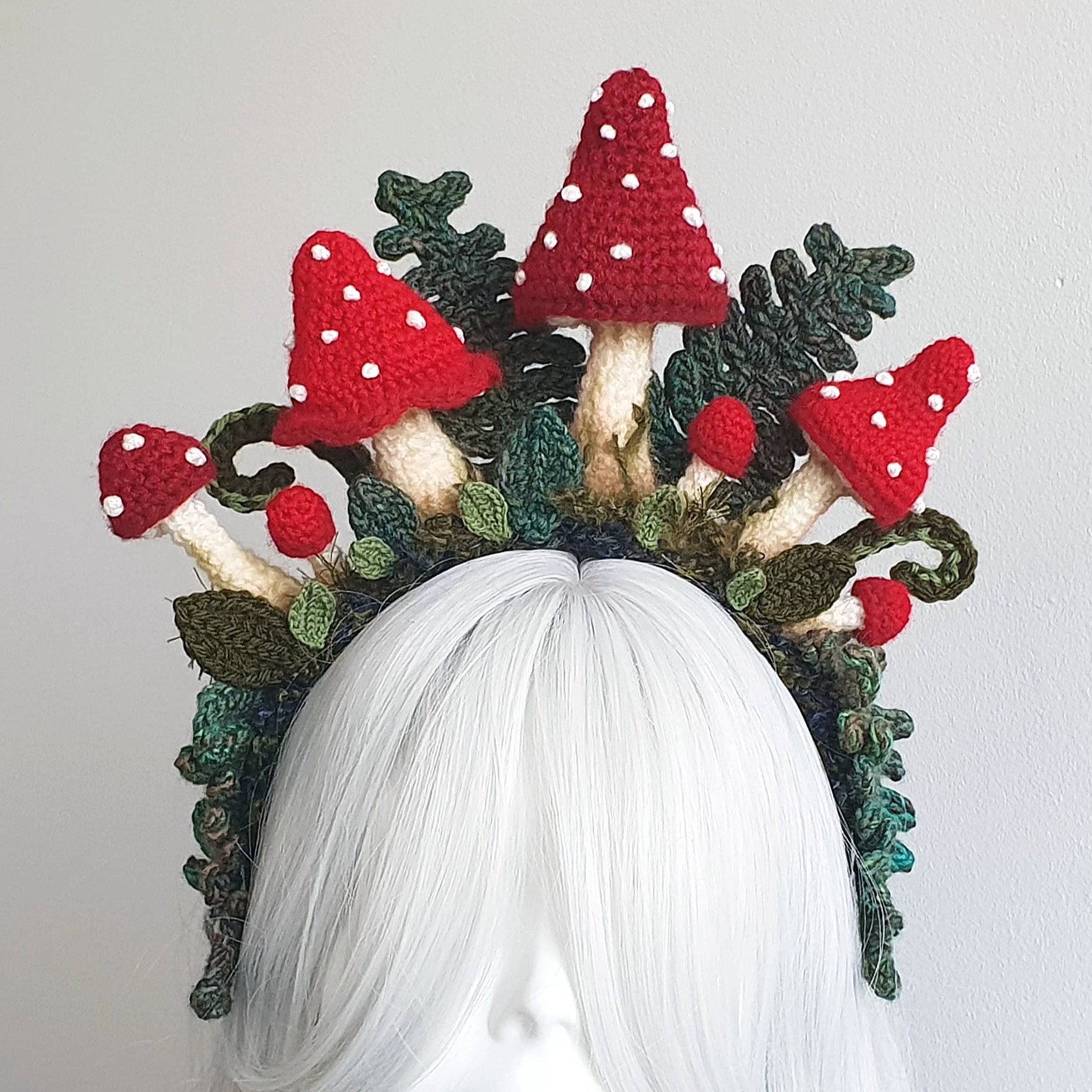 Crochet Pattern: The Amanita Crown