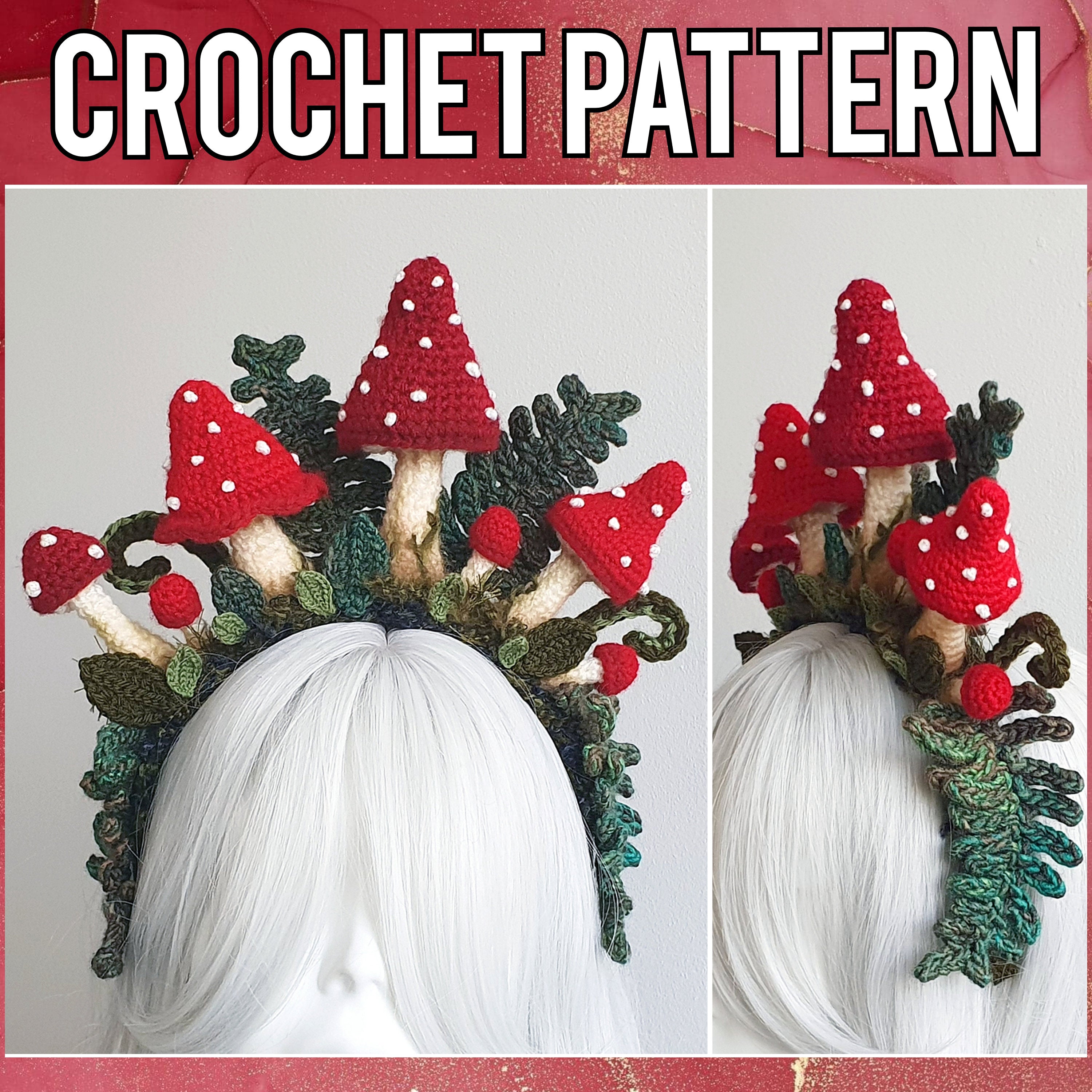Crochet Pattern: The Amanita Crown