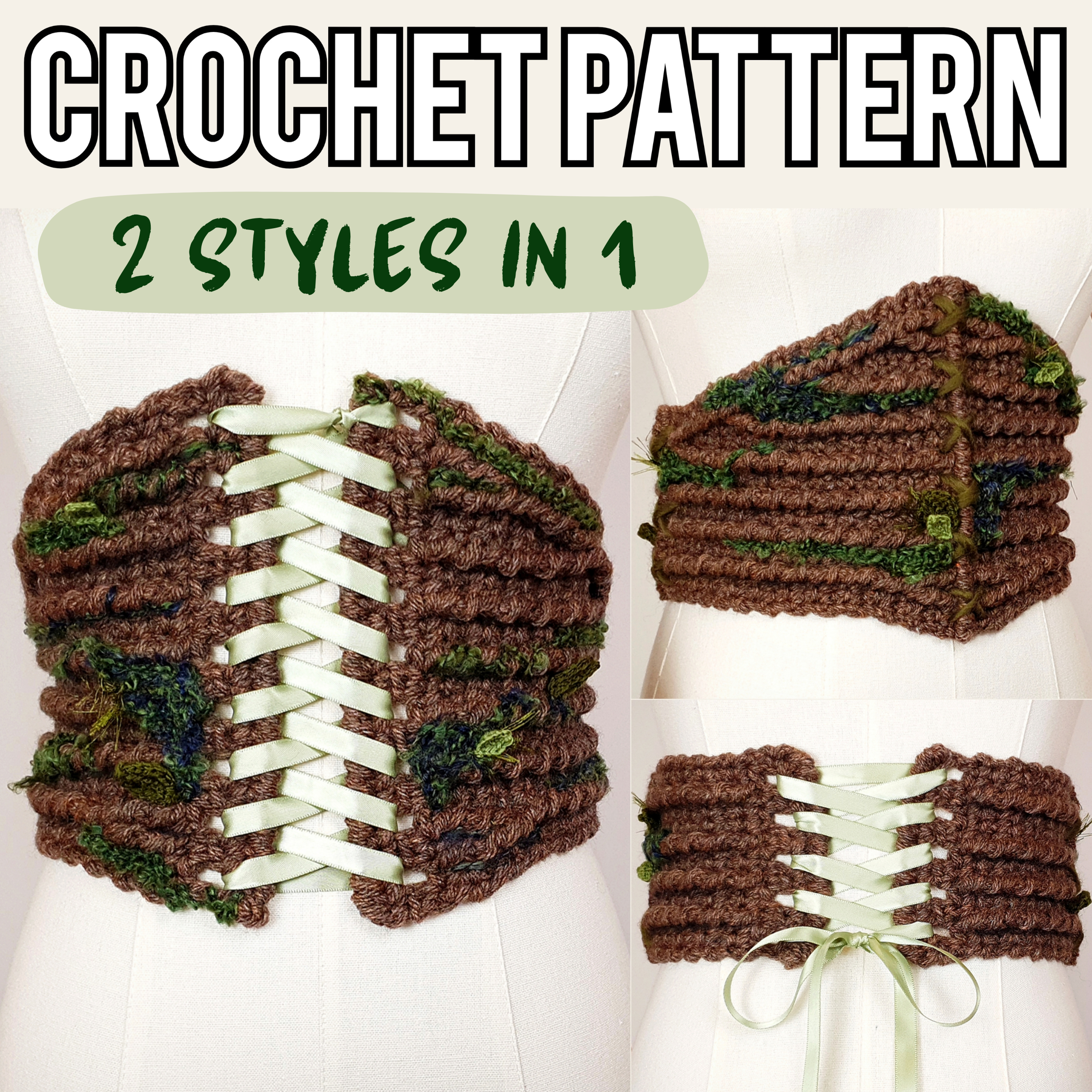 Crochet Pattern: The Bark Corsets