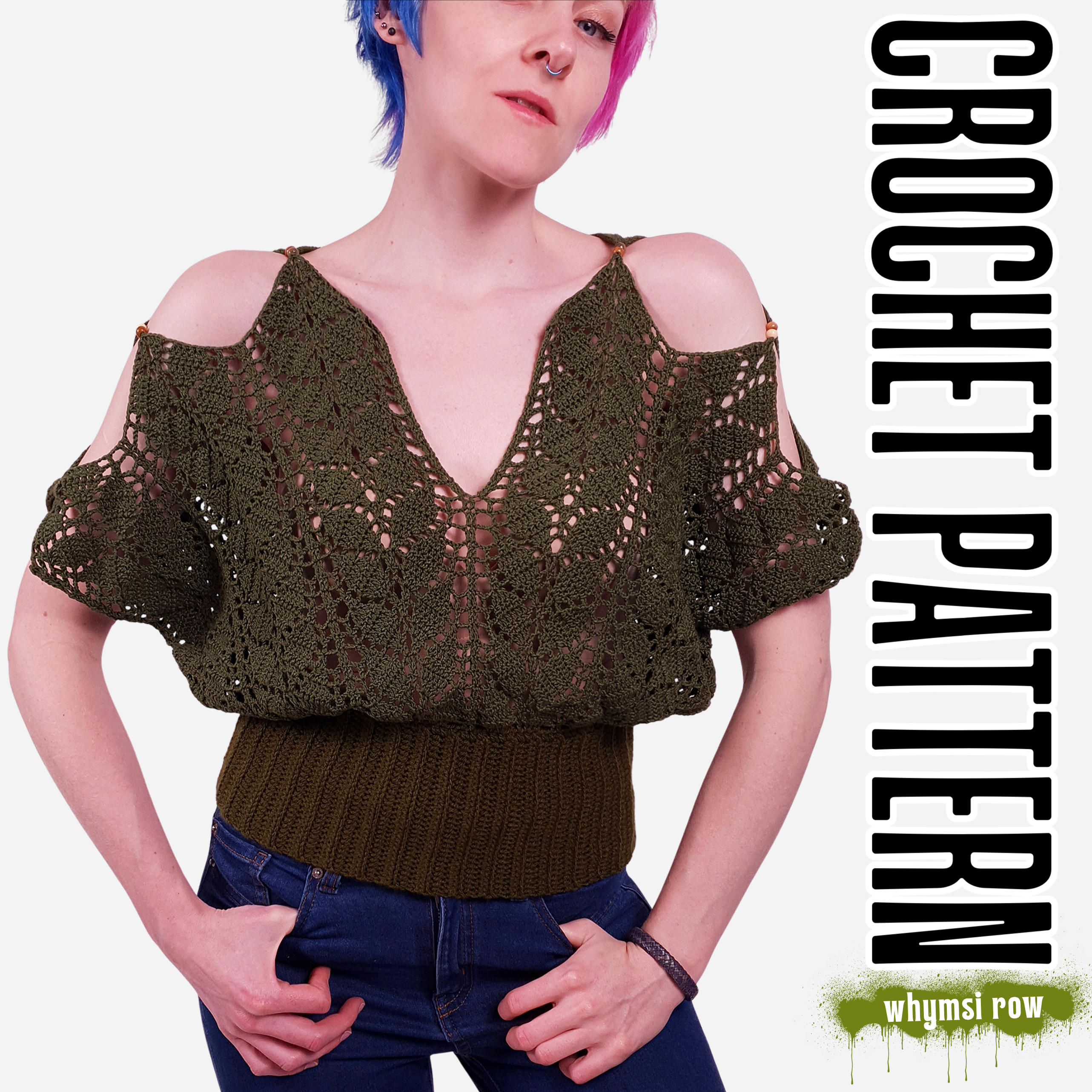 Crochet Pattern: The Melia Slouch Top