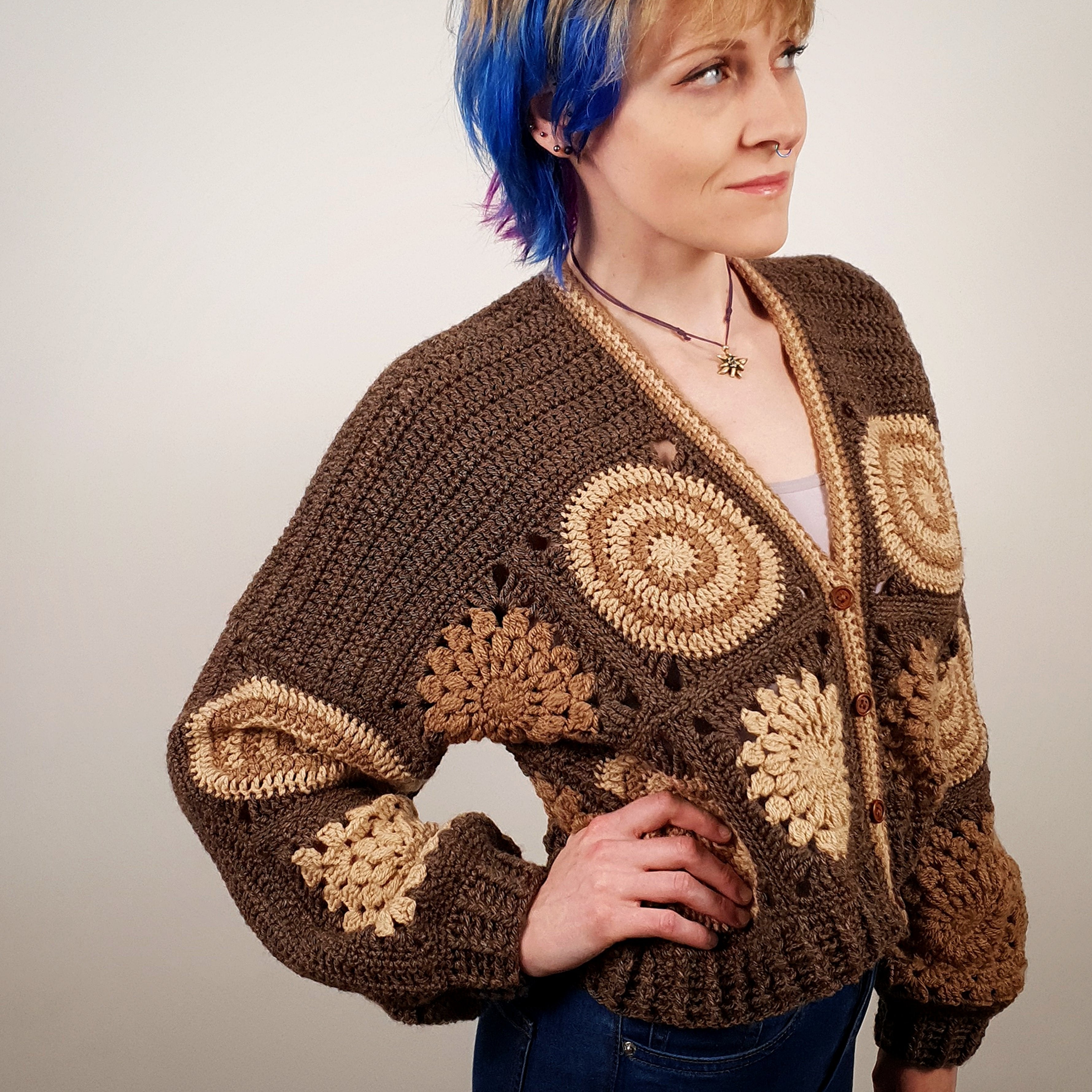 Crochet Pattern: The Heartwood Cardigan