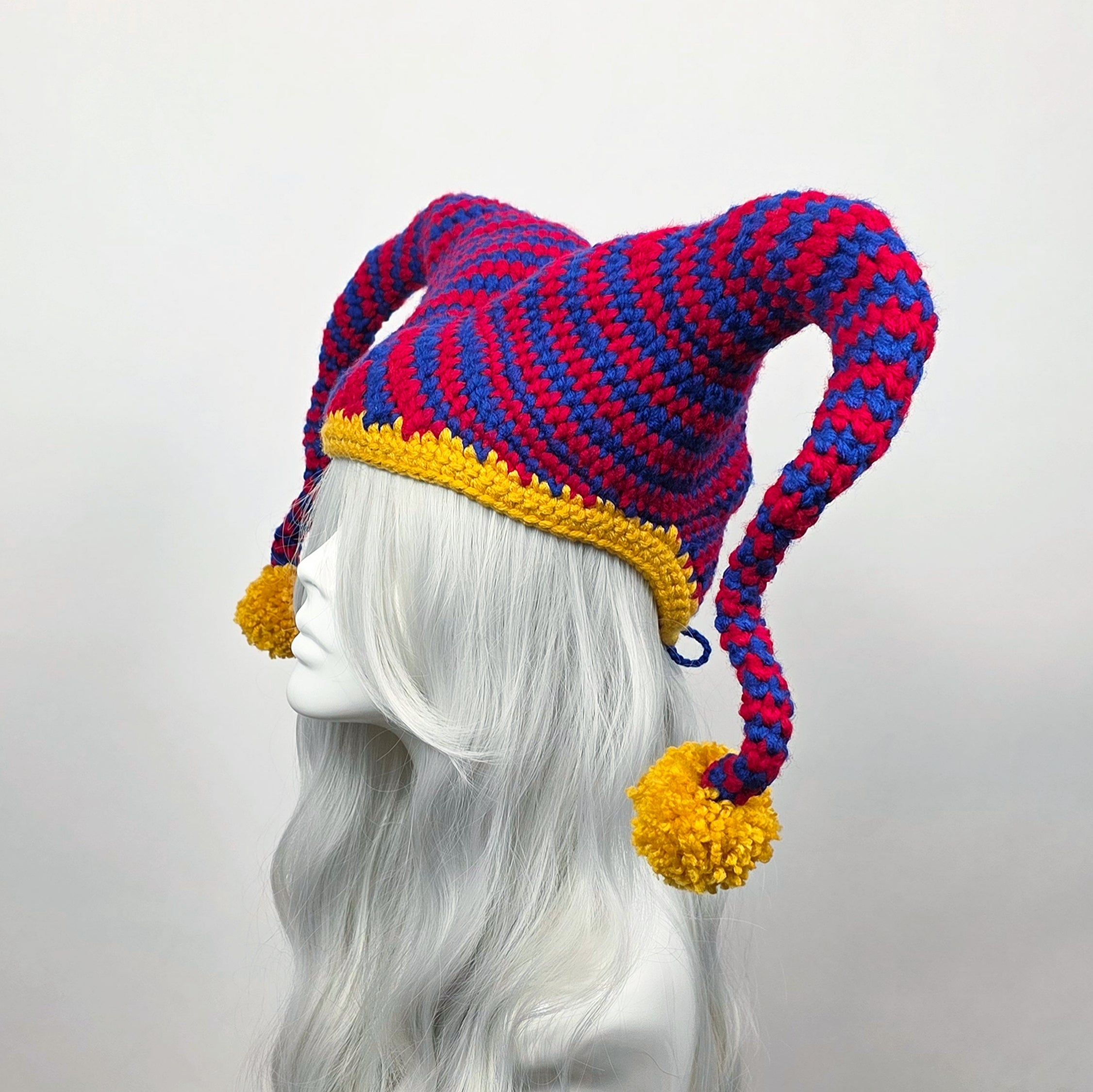 Crochet Pattern: The Mesmer Jester Hat